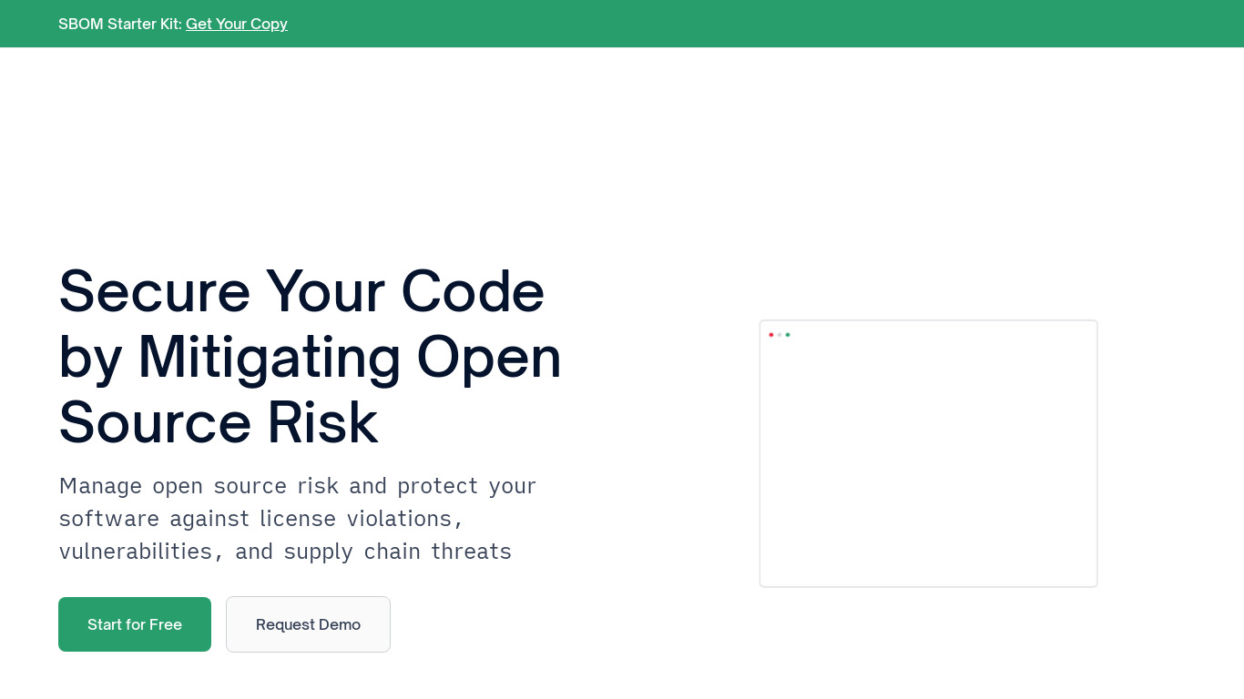 FOSSA Landing page