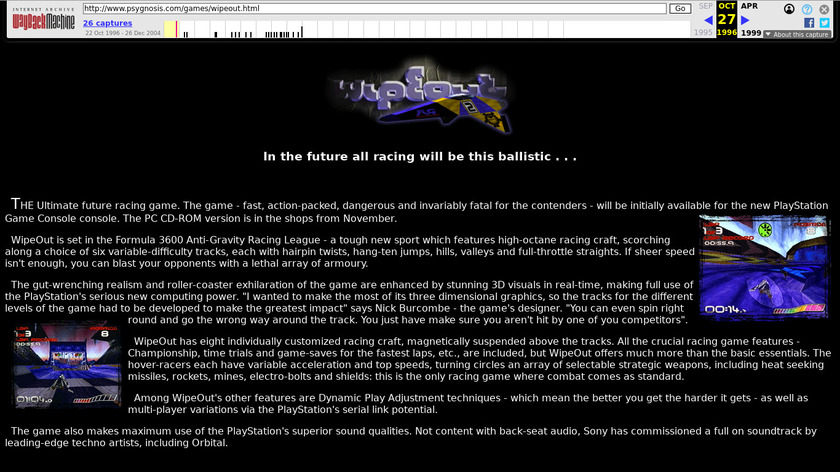 Wipeout Landing Page
