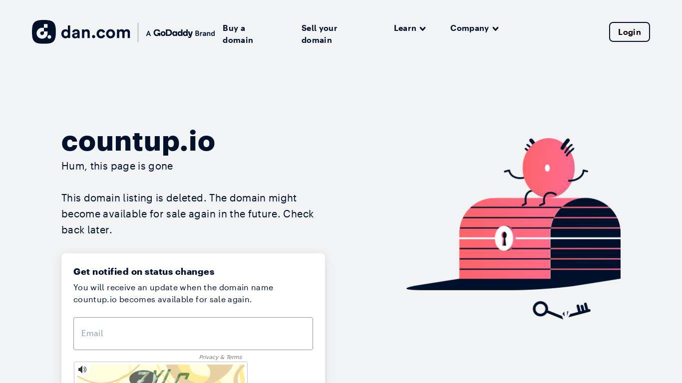 CountUp Landing page