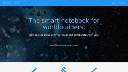 Notebook.ai screenshot