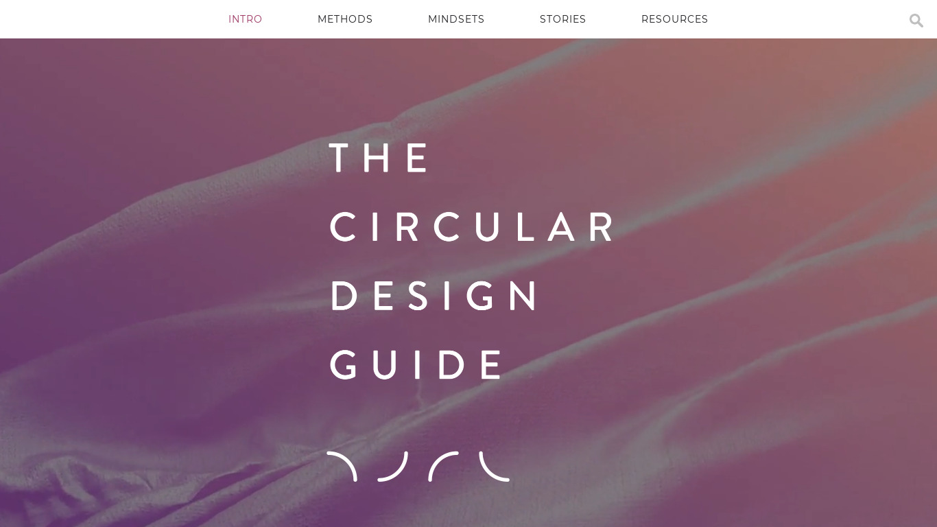 Circular Design Guide Landing page