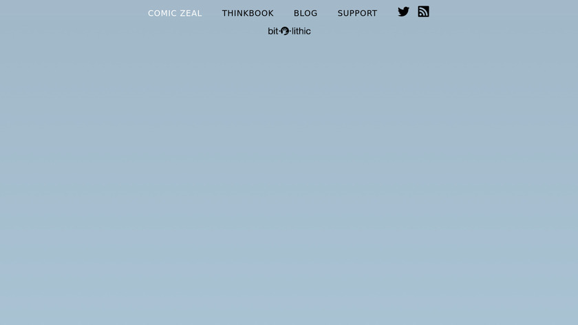 Comic Zeal Landing Page
