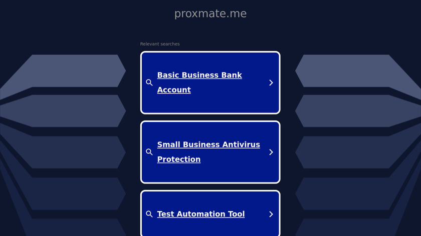 ProxMate Landing Page