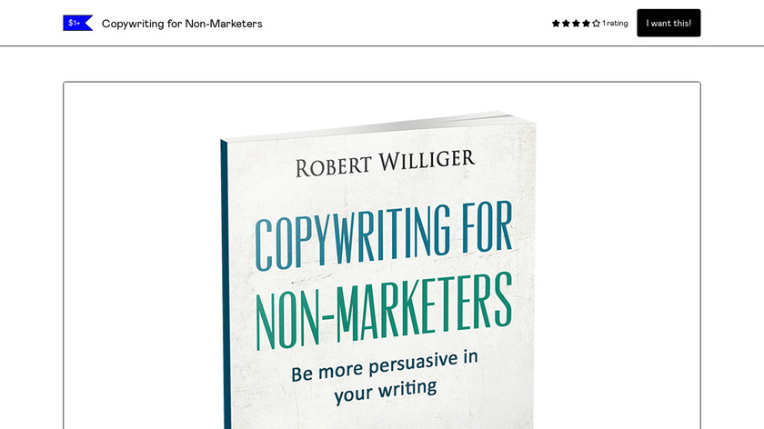 Copywriting for Non-Marketers Landing Page