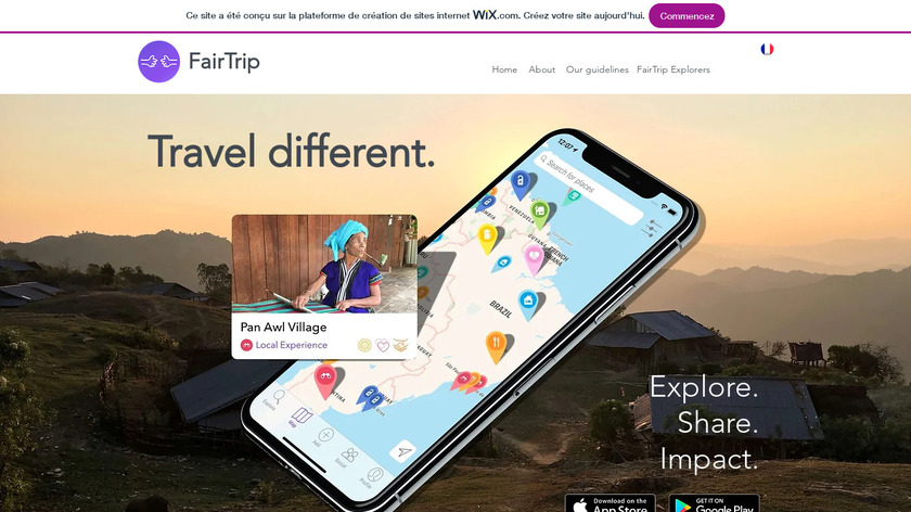 FairTrip Landing Page