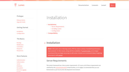 Lumen Framework image