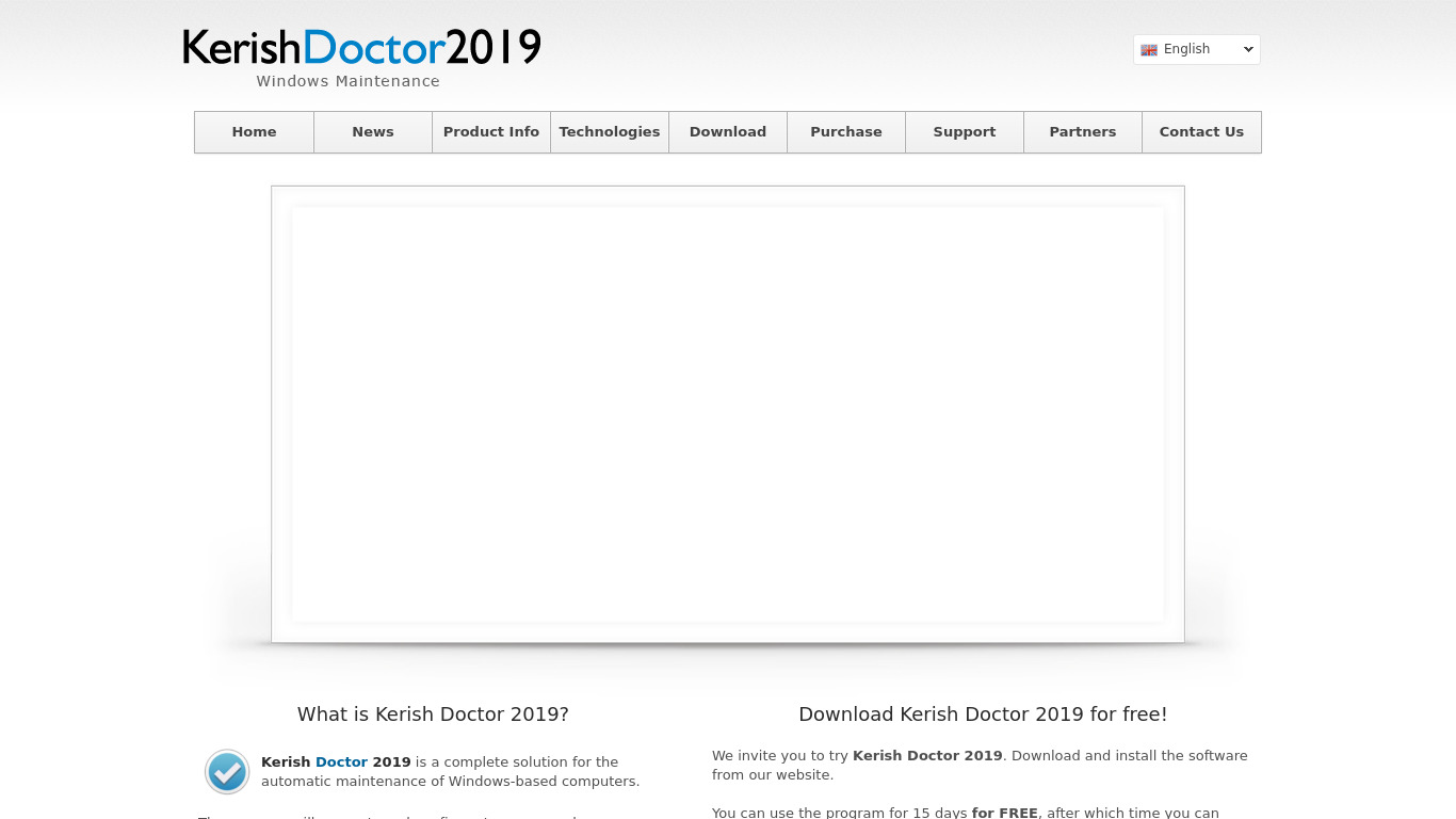 Kerish Doctor Landing page