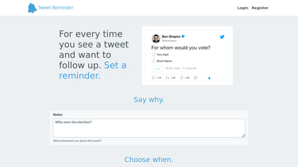 Tweet Reminder image