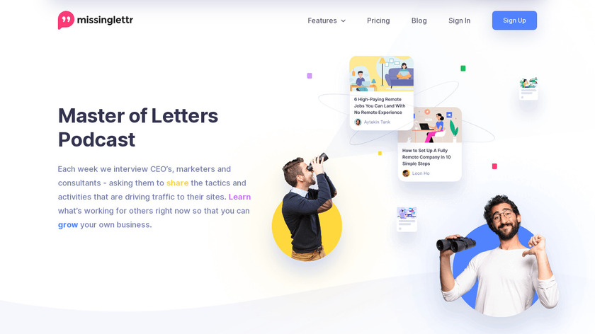 Master of Letters Podcast Landing Page
