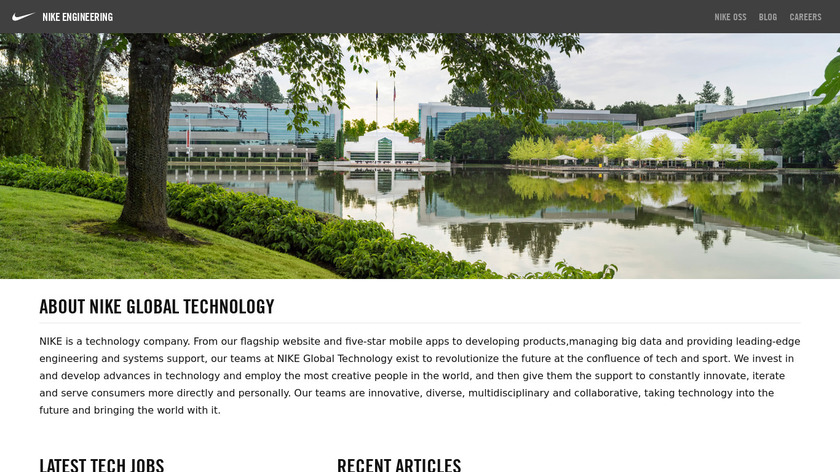 Nike OSS Landing Page