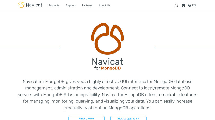 Navicat for MongoDB Landing Page