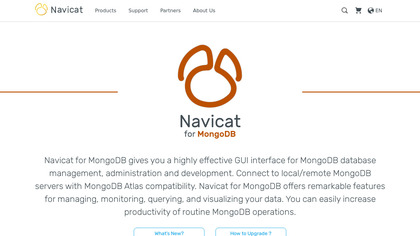 Navicat for MongoDB image