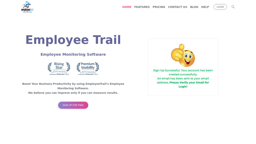 Employee Trail Landing Page