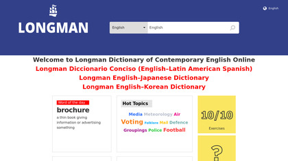 Longman English Dictionary Online image