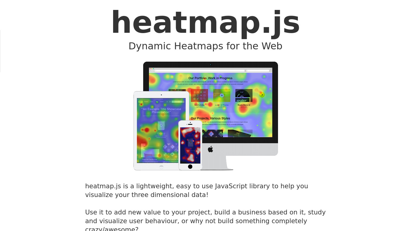 heatmap.js Landing page