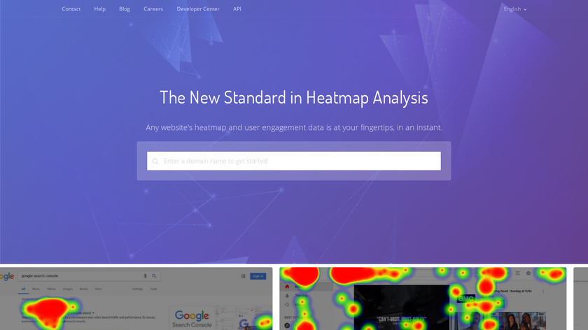 Competitive Heatmap Analysis Landing Page