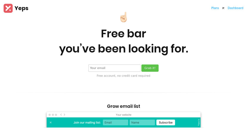 Yeps! Landing Page