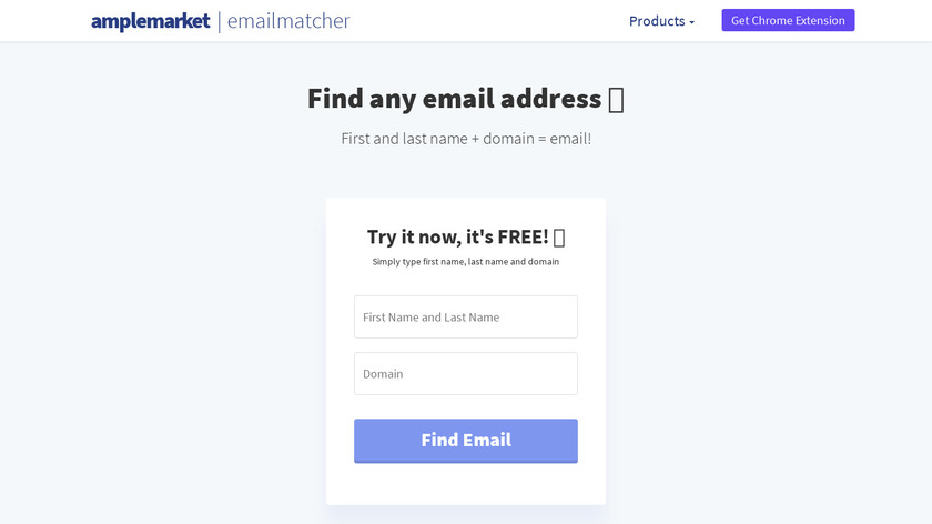 EmailMatcher Landing Page