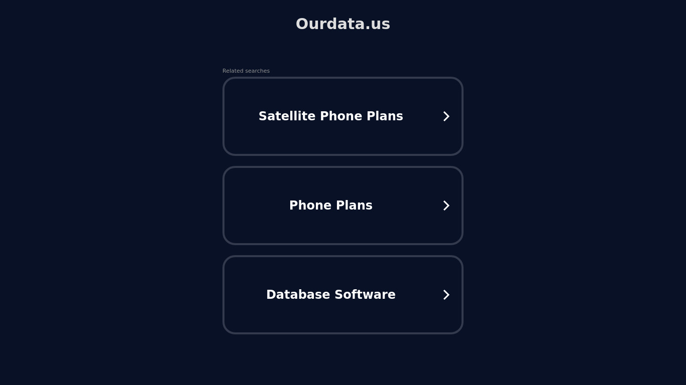 Ourdata.us Landing page