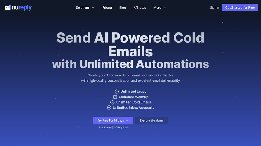 Email Planner Landing Page