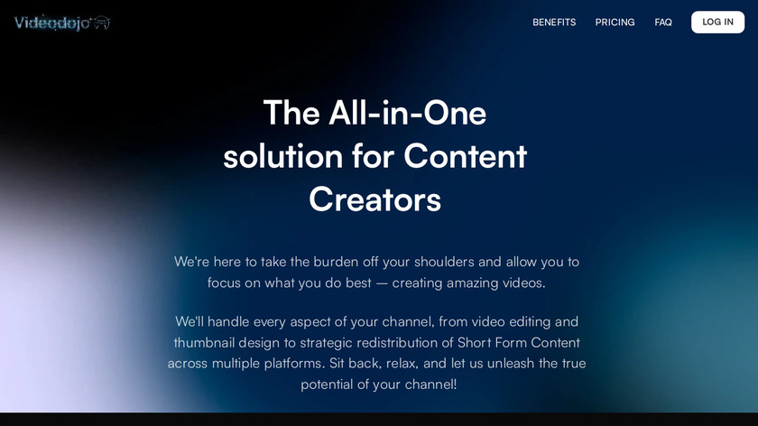 Video Dojo Landing Page