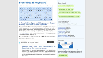 Free Virtual Keyboard image