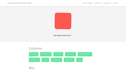 CSS Animation Cheat Sheet image