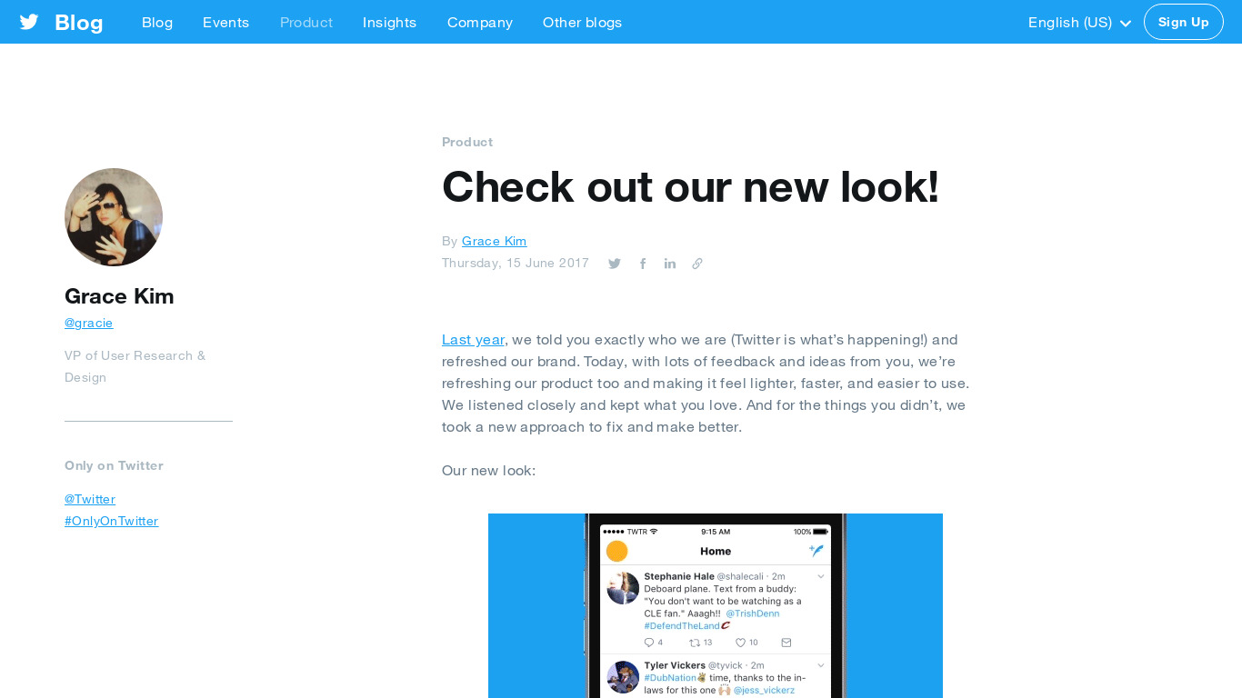 New Twitter Apps Landing page
