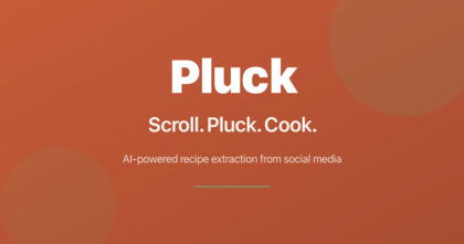 Pluck Recipes screenshot