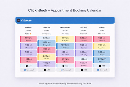 ClicknBook screenshot