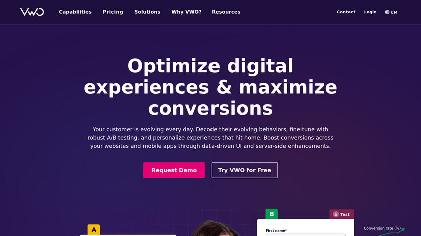 VWO Landing Page