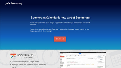 Boomerang Calendar image