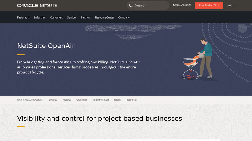 NetSuite OpenAir Landing Page