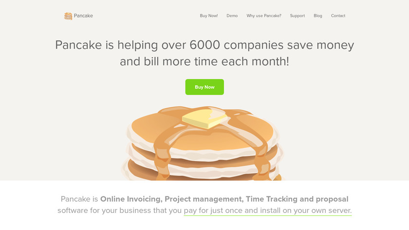 Pancake Payments Landing Page