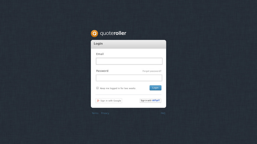 Quote Roller Landing Page