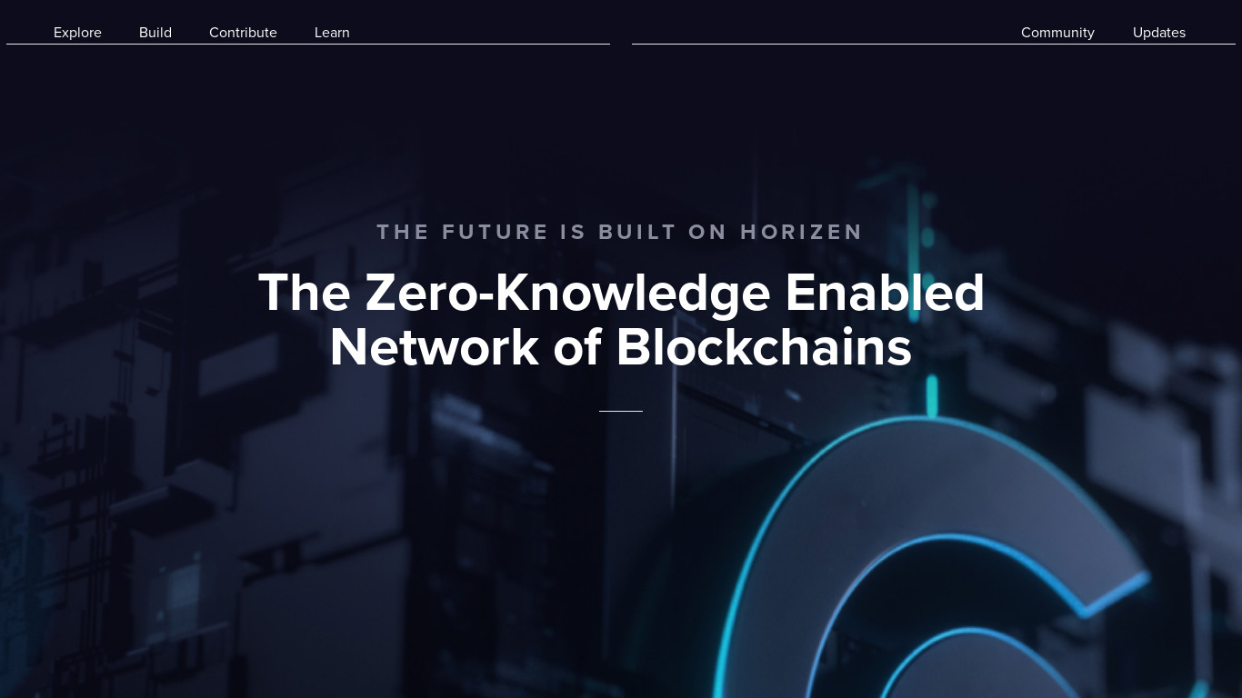 ZenCash Landing page