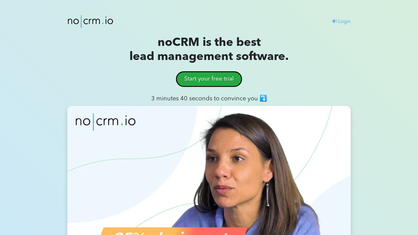 NoCRM.io Landing Page