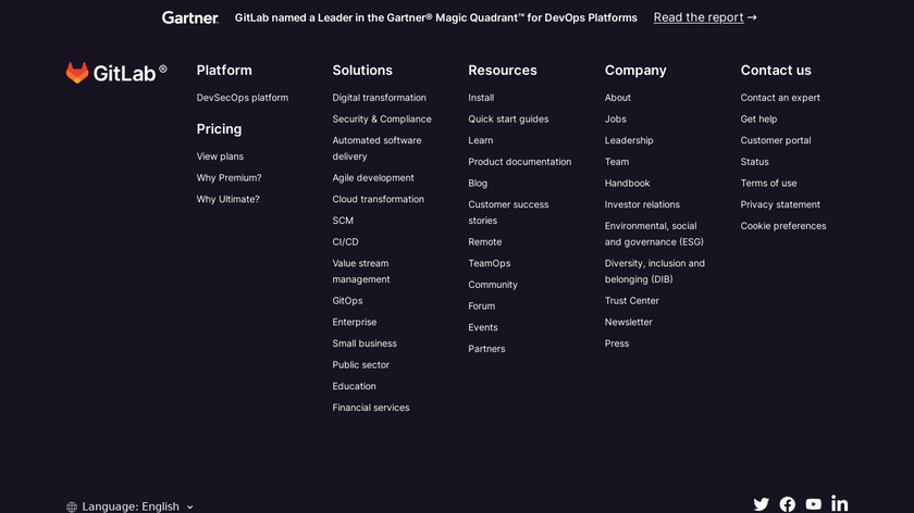 GitLab Landing Page