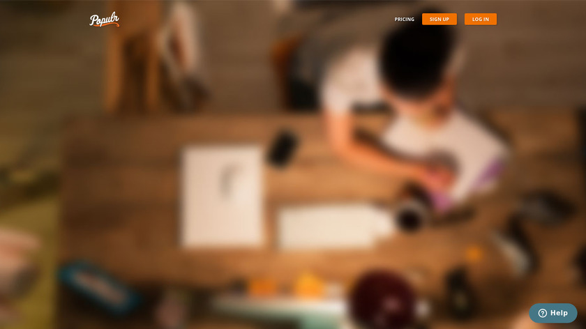 Populr Landing Page