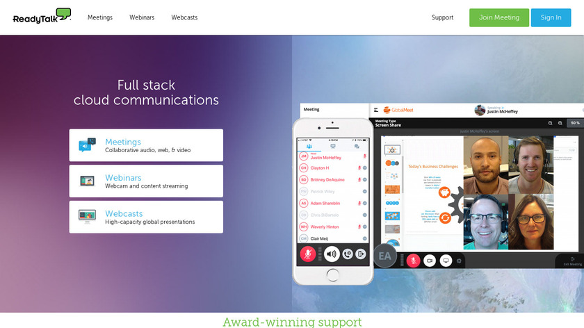 ReadyTalk Landing Page