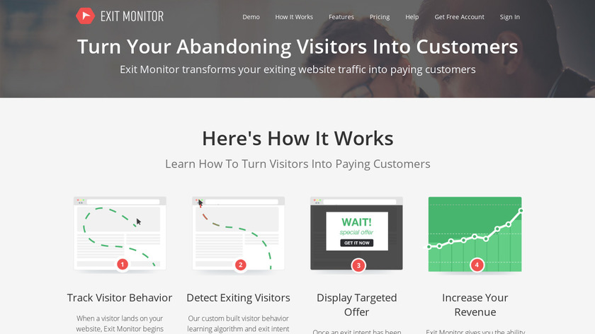 Exitmonitor Landing Page