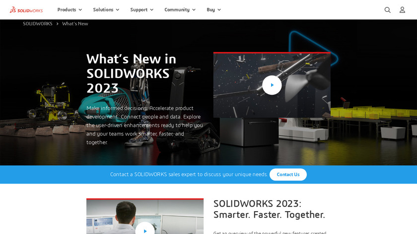 SolidWorks Landing Page