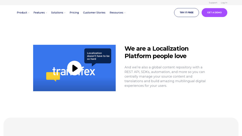Transifex Landing Page