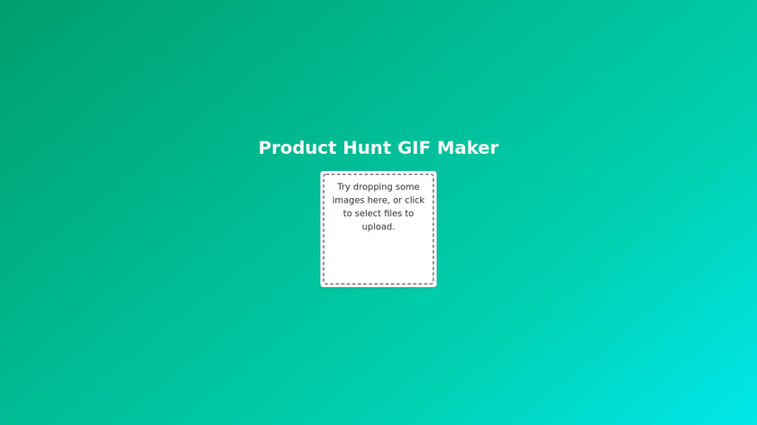 Product Hunt GIF Maker Landing Page