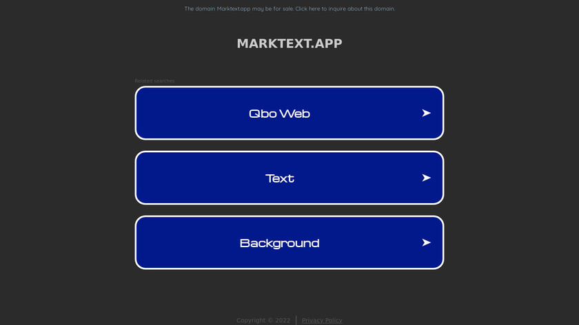 MarkText.app Landing Page