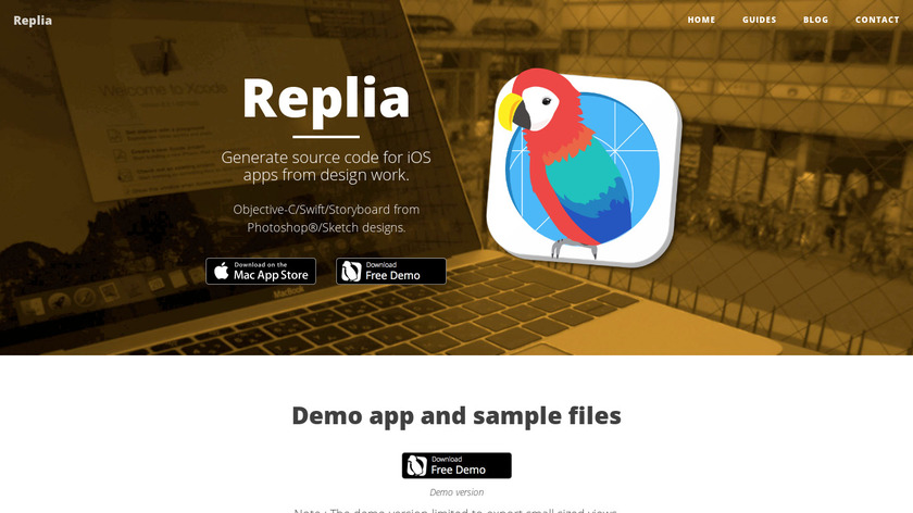 Replia Landing Page