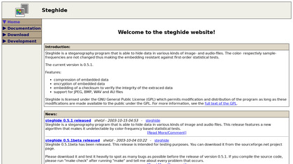 Steghide image