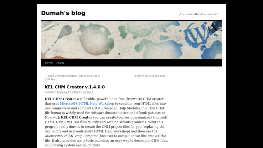 KEL CHM Creator Landing Page
