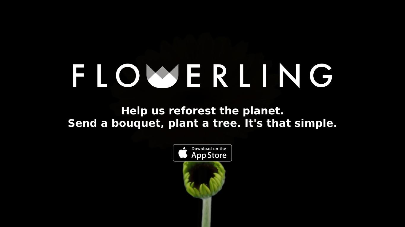 Flowerling Landing page