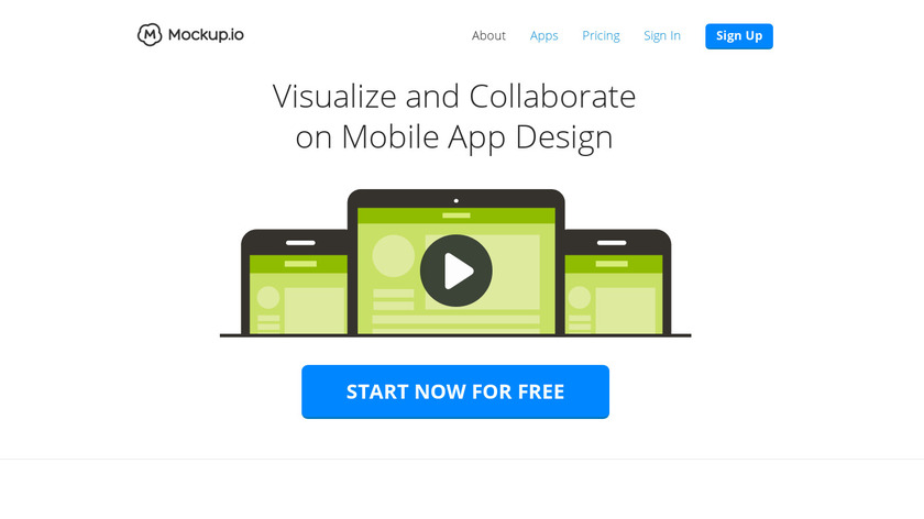 Mockup.io Landing Page